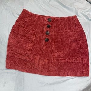 Corduroy skirt
